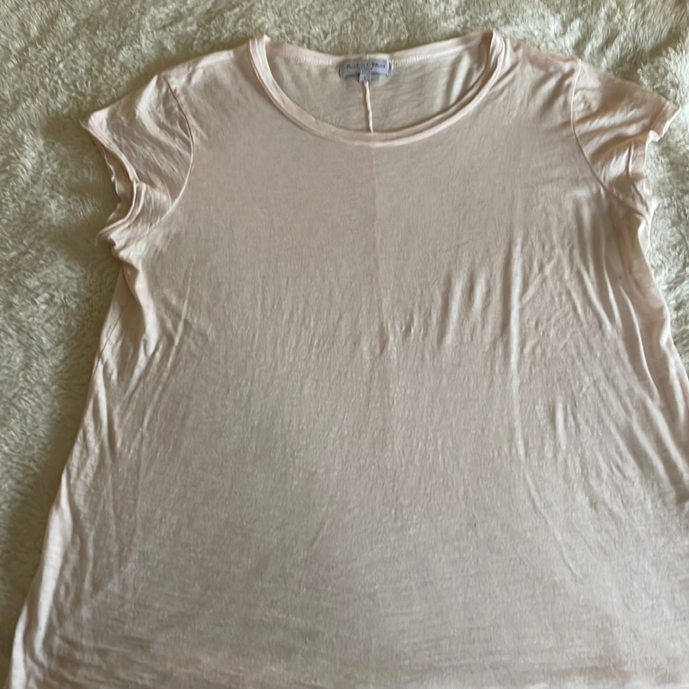 Michael Stars - Light pink tee - size large.